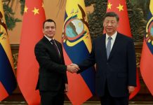 Ecuador y China firmaron acuerdos en materia energética, agrícola, comercial y educativa