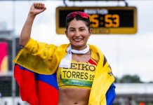 Paula Torres campeona mundial de marcha en Brasil
