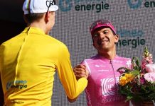 Richard Carapaz: La historia detrás del subcampeonato en Suiza Richard Carapaz compitiendo en el Tour de Suiza 2026